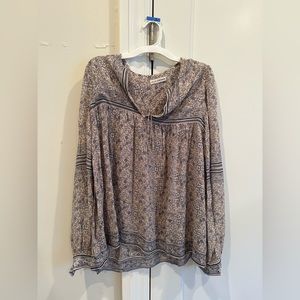 ulla johnson floral blouse size m